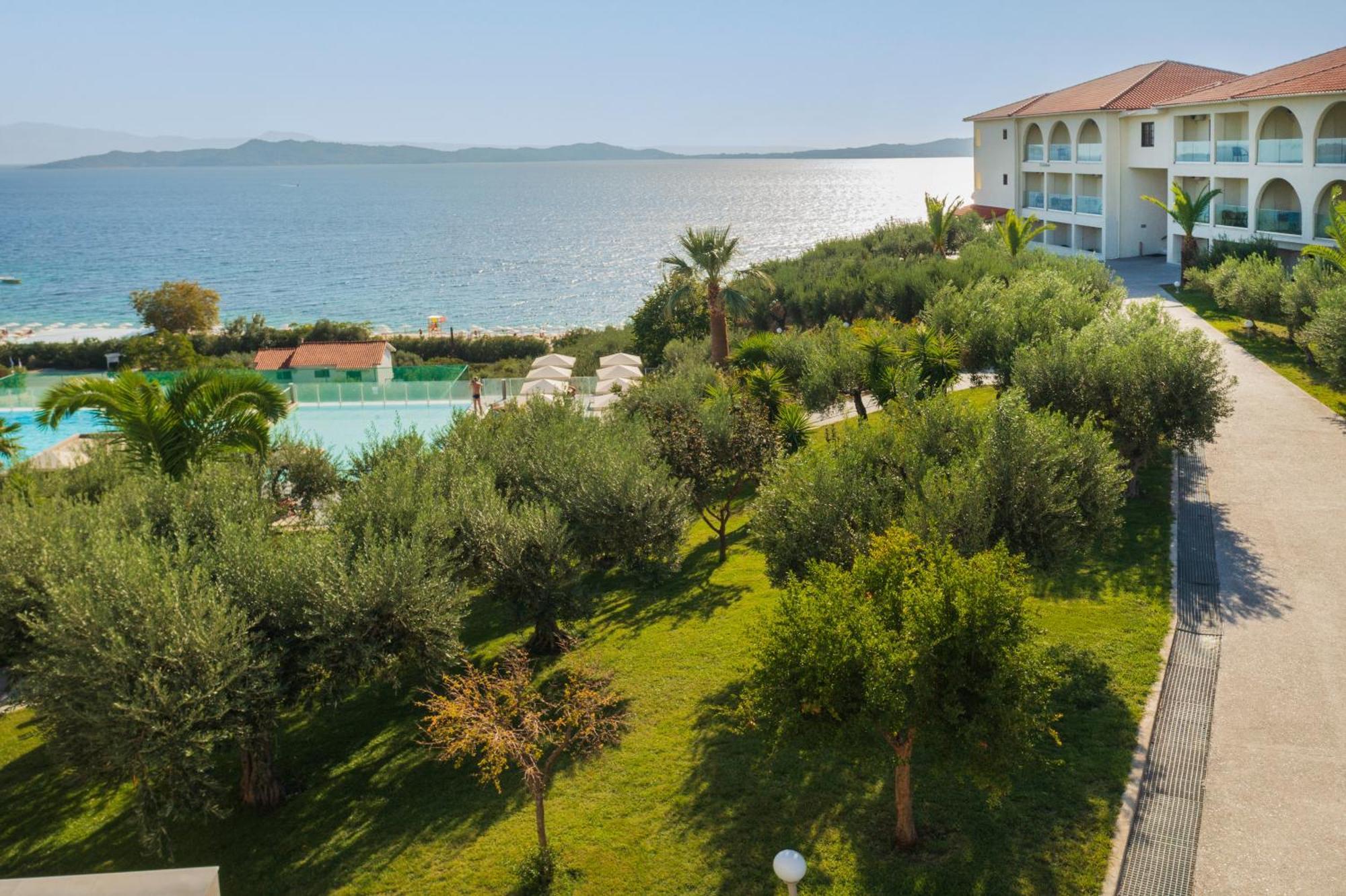 Akrathos Beach Hotel Ouranoupoli Exterior foto