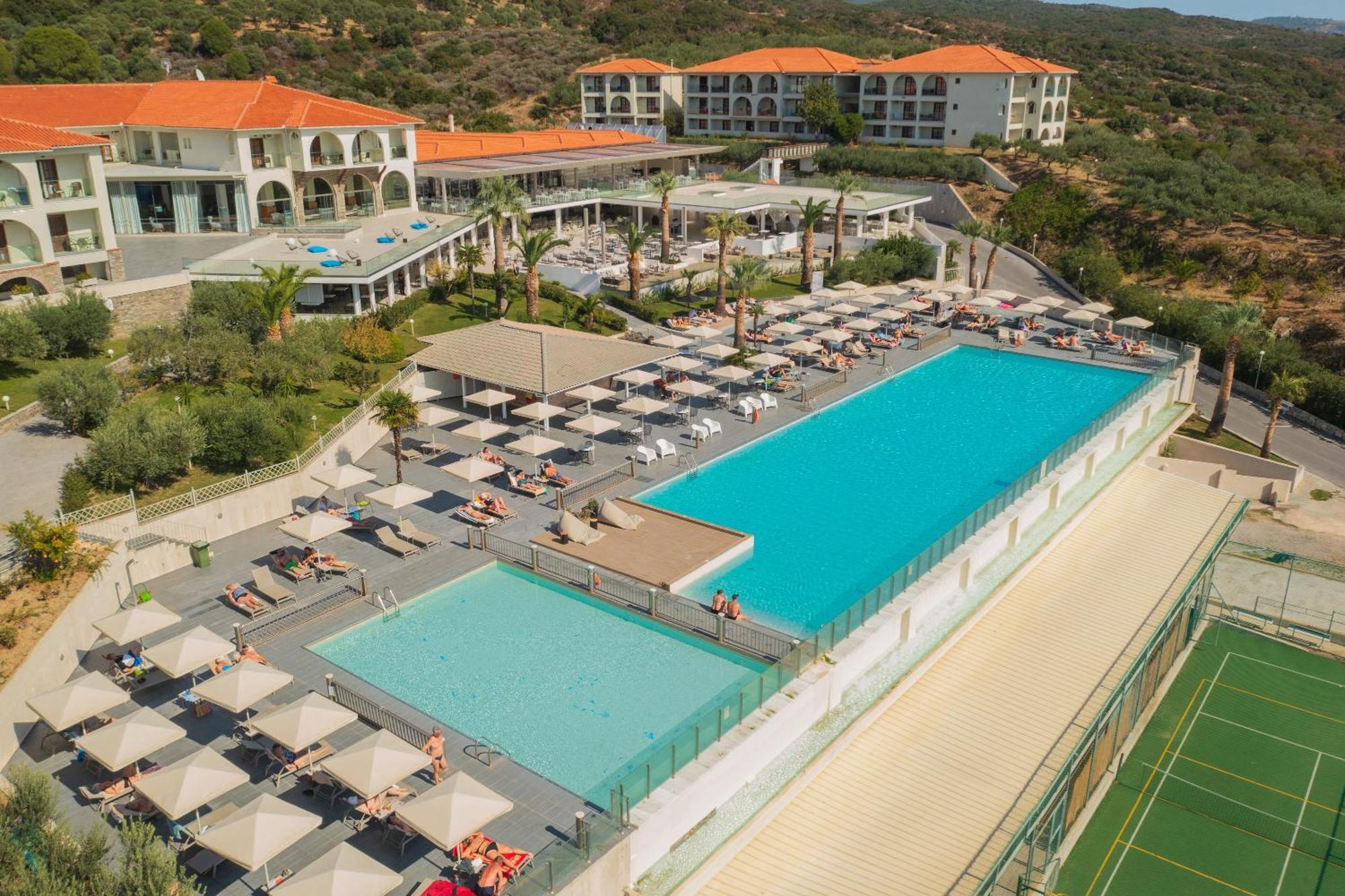 Akrathos Beach Hotel Ouranoupoli Exterior foto