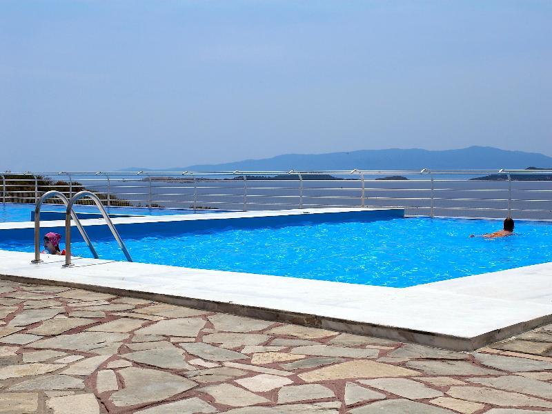 Akrathos Beach Hotel Ouranoupoli Exterior foto