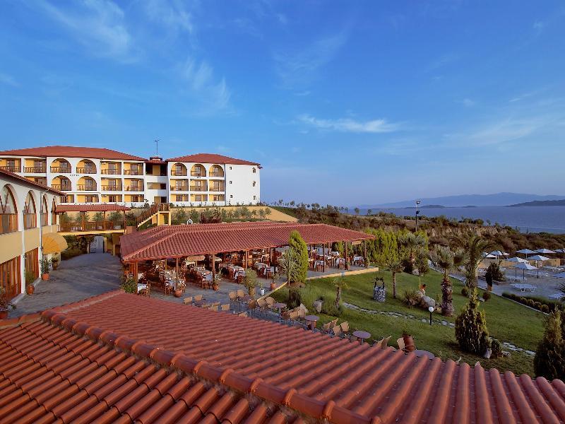 Akrathos Beach Hotel Ouranoupoli Exterior foto