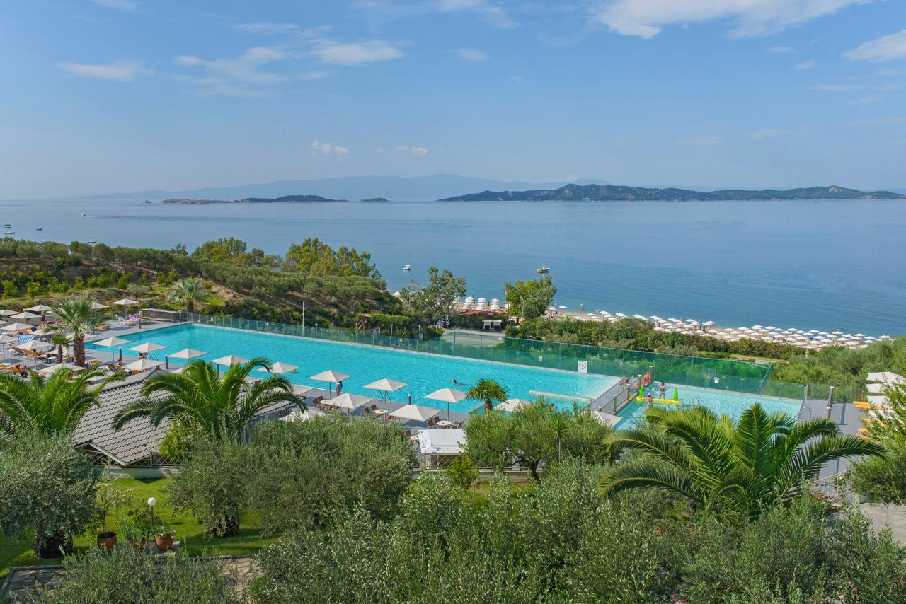Akrathos Beach Hotel Ouranoupoli Exterior foto