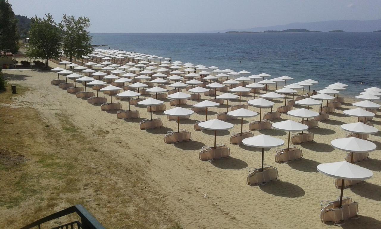 Akrathos Beach Hotel Ouranoupoli Exterior foto