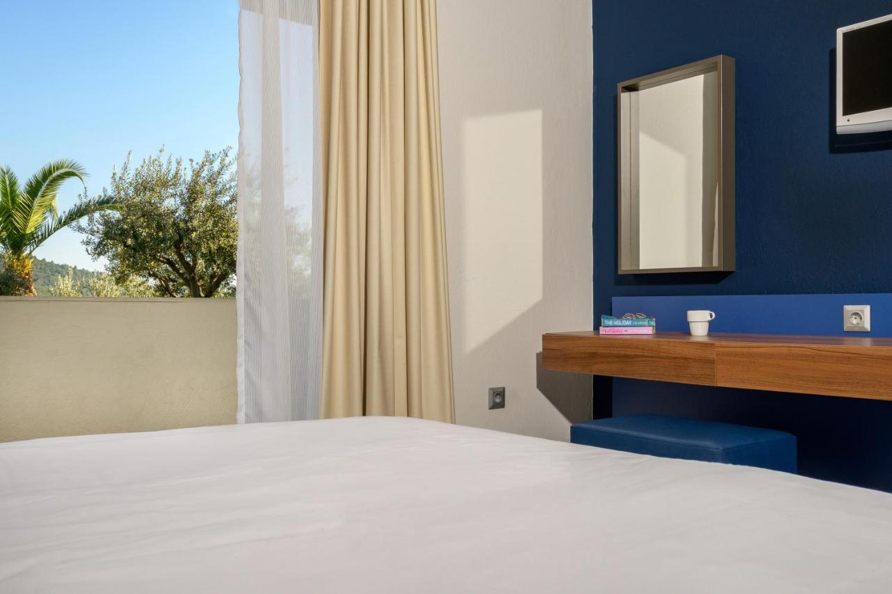 Akrathos Beach Hotel Ouranoupoli Exterior foto